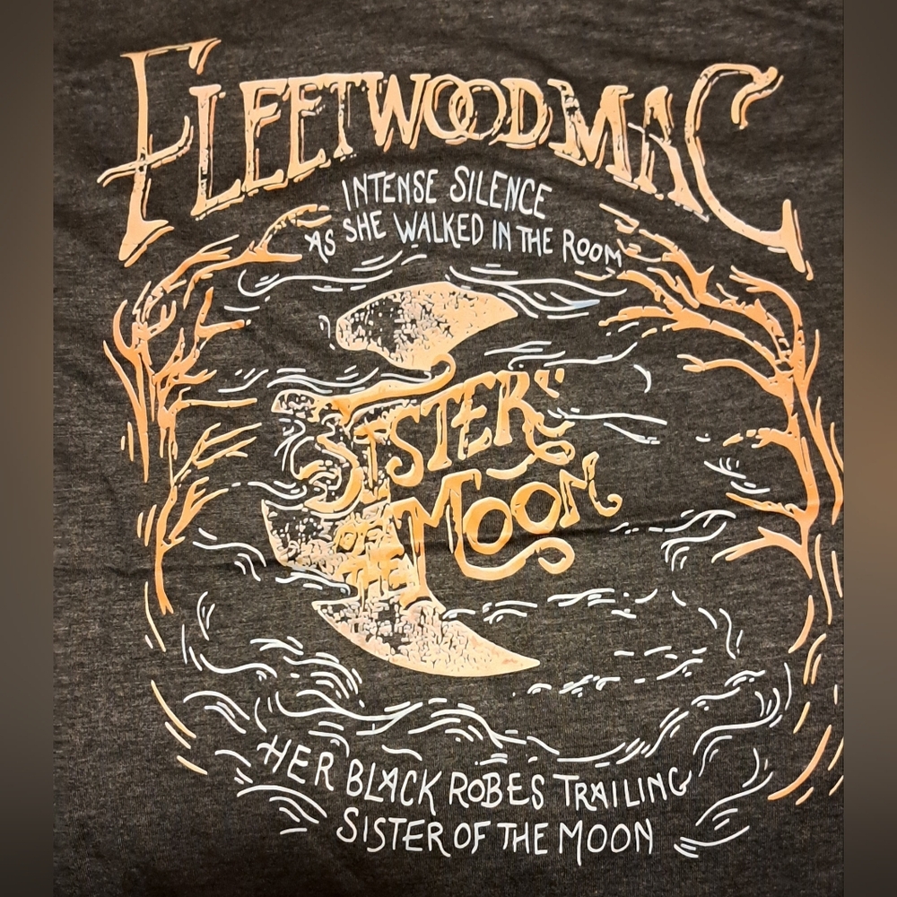 FLEETWOODMAC SISTER OF THE MOON, Graphic Tee, Grey 5X